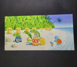 Pokemon TCG Vintage 1998 Post Card Southern Islands Tropical Island NM-M Rare - Image 3