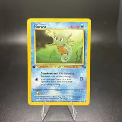 Pokemon Cards Horsea 49/62 1ST EDITION Fossil WOTC Common NM -c - Image 1
