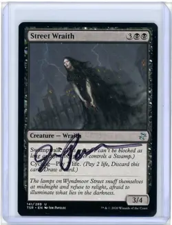Street Wraith Time Spiral Remastered Signed Artist Proof MTG - Image 1