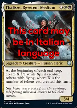 MTG 4x THALISSE, REVERENT MEDIUM EXC - THALISSE, SENSITIVA RIVERENTE - CMR - Image 1