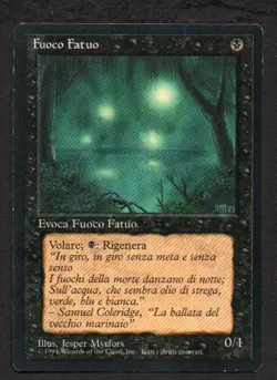 MtG Will-o'-the-Wisp Fuoco Fatuo (Foreign Black Bordered) ITA - Image 1