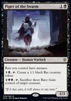 MRM ENGLISH Fluteur de rats - Piper of the Swarm MTG magic ELD - Image 1
