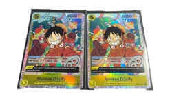 One Piece 500 YEARS IN THE FUTURE Monkey D Luffy (Error) SR OP07-109 and REPRINT - Image 1