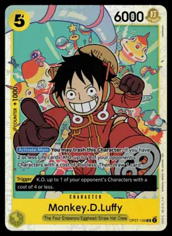 Monkey.D.Luffy OP07-109 - One Piece 500 Years in the Future - SR (NM) - Image 1