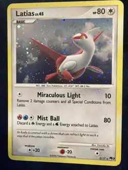 Latias 3/17 Rare Holo POP Series 7 2008 Pokemon TCG Card - Image 1