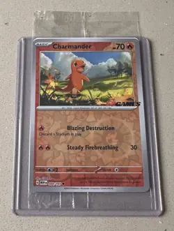 Pokemon Charmander 004/165 151 EB Games Reverse Holo Card Promo Sealed - Image 3