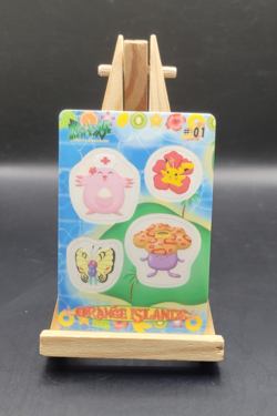 1999 Pokemon TCG POCKET MONSTERS SEALDASS ORANGE ISLANDS NM-M Rare Card Stickers - Image 1