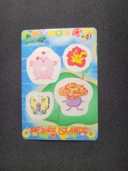 1999 Pokemon TCG POCKET MONSTERS SEALDASS ORANGE ISLANDS NM-M Rare Card Stickers - Image 3
