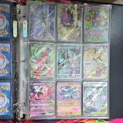 Pokemon TCG Binder lot Japanese Chinese Korean AR RR SR 65 Cards NM - LP - Image 3
