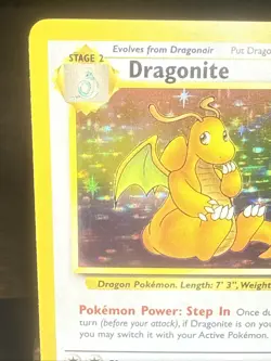 Dragonite - 4/62 Fossil Unlimited Holo Rare Pokemon Great Condition - Image 3