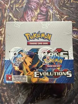 Pokemon TCG XY Evolutions Booster Box Factory Sealed 36 Packs 2016 - Image 1