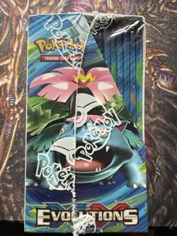 Pokemon TCG XY Evolutions Booster Box Factory Sealed 36 Packs 2016 - Image 3