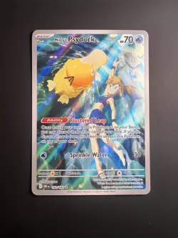 Pokemon Misty's Psyduck 193/182 Sv10: Destined Rivals Full Art Holo Rare - Image 1