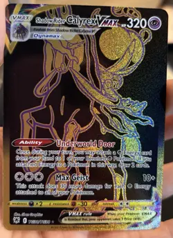 Pokemon Shadow Rider Calyrex VMAX Secret Rare Holo TG30/30 Astral Radiance 320 … - Image 1