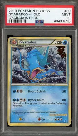 Pokemon Gyarados HG & SS Deck Holo #30 PSA 9 Mint - Image 1