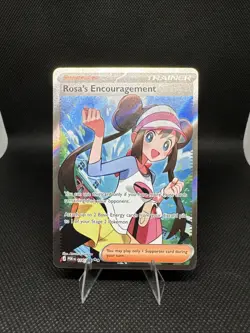 Rosa’s Encouragement 114/088 Full Art Trainer Pokemon Perfect Order NM IN-HAND - Image 1