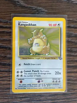 1999 Pokemon Jungle Set Kangaskhan Holo Rare No. 5/64 - Image 1