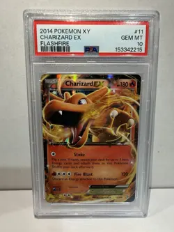 PSA 10 Charizard EX 11/106 XY Flashfire 2014 Holo Pokemon Gem Mint - Image 1