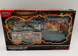 Pokemon TCG Charizard EX special Collection Box & 2 Charizard X/Y tin LOT Sealed - Image 2