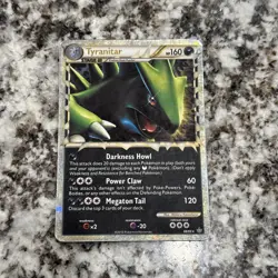 Pokemon Tyranitar Prime Heart Gold & Soul Silver Unleashed 88/95 Heavily Played - Image 1