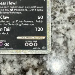 Pokemon Tyranitar Prime Heart Gold & Soul Silver Unleashed 88/95 Heavily Played - Image 3