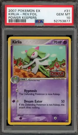 Pokemon Kirlia EX Power Keepers Reverse Holo #31 PSA 10 Gem Mint - Image 1