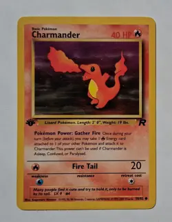 Pokemon - Charmander - Team Rocket 50/82 1st Edition - Common - LP - Image 1