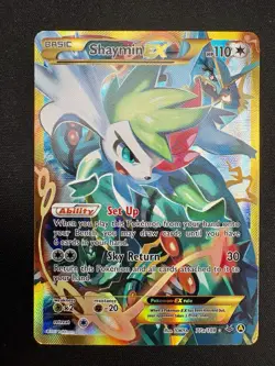 Pokemon Shaymin EX Alternate Art 077A/108 Promo Holo Basic 110 HP 2017 English - Image 1