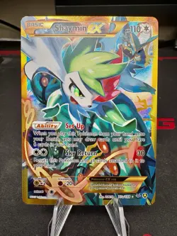 Pokemon Shaymin EX Alternate Art 077A/108 Promo Holo Basic 110 HP 2017 English - Image 3