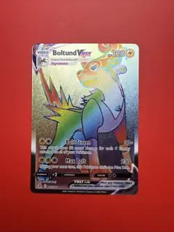 Boltund VMAX 267/264 NM/M SWSH08 Fusion Strike Secret Rainbow Pokemon TCG - Image 1