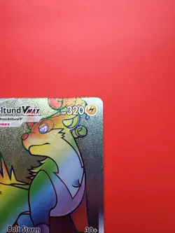 Boltund VMAX 267/264 NM/M SWSH08 Fusion Strike Secret Rainbow Pokemon TCG - Image 4