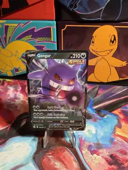 Pokemon Gengar v TCG Swsh08: Fusion Strike Holo Ultra Rare 156/264 - Image 1