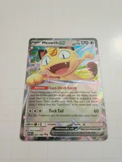 Pokemon TCG Meowth EX 062/088 Perfect Order Holo Double Rare English - Image 2