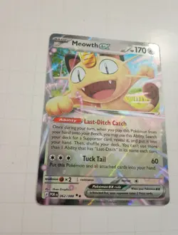 Pokemon TCG Meowth EX 062/088 Perfect Order Holo Double Rare English - Image 3