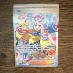 Pokemon Iono Full Art Trainer 269/193 Paldea Evolved Holo Special Rare - Image 1