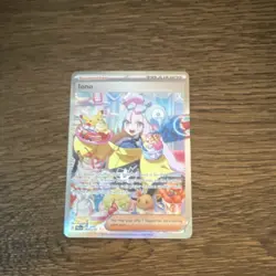 Pokemon Iono Full Art Trainer 269/193 Paldea Evolved Holo Special Rare - Image 3