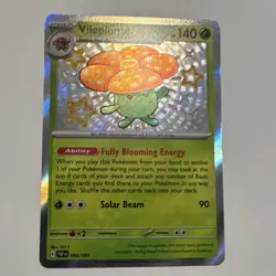 Pokemon TCG Vileplume 094/091 SV Paldean Fates Shiny Rare Holo 140 HP - Image 1
