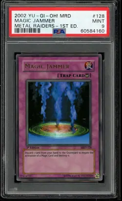 Magic Jammer MRD-128 1st Edition Ultra Rare Yugioh PSA 9 *160 - Image 1
