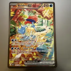 Keldeo ex 167/086 - White Flare Pokemon Special Illustration Rare English - Image 1