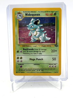 Nidoqueen 7/64 Jungle Holo Rare 1999 WOTC Pokemon TCG Vintage LP - Image 1