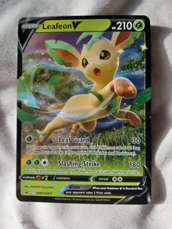 Pokemon TCG Leafeon VSTAR SWSH195 SWSH194 Black Star Promos #2 - Image 2