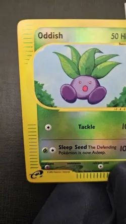 Pokemon Oddish 122/165 Expedition Base Set Reverse Holo Near Mint NM- Excellent! - Image 5