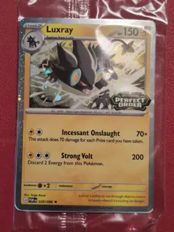 Pokemon 028/088 Luxray Promo Stamped Perfect Order - Image 1