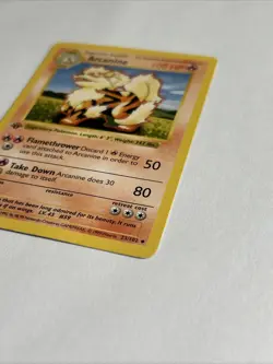 Pokemon TCG Arcanine Base Set Shadowless 1st Edition 23/102 100 HP Uncommon - Image 3