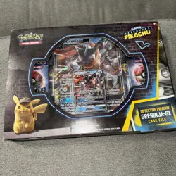 Pokemon Detective Pikachu Greninja-GX Case File Kit Promo Collectors Edition - Image 1