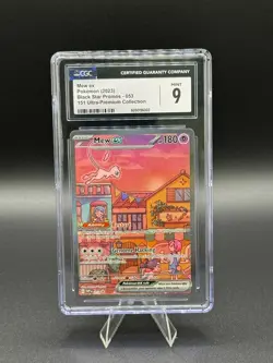 Pokemon 151 MEW ex Special Illustration Rare Black Star Promo 053 CGC 9 Mint💥 - Image 1