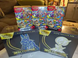 Pokemon Mega Evolutions ETBs (2) and Booster Bundles (3) - Image 1