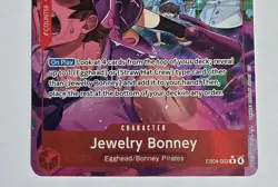 One Piece Card Game Jewelry Bonney EB04-002 Alt Art OP14 English NM - Image 3