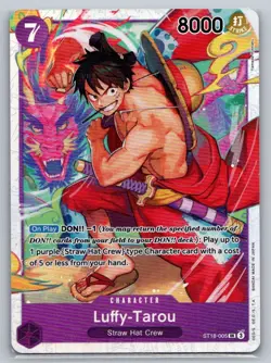 One Piece Luffy-Tarou Starter Deck 18: PURPLE Monkey.D.Luffy NM - Image 1