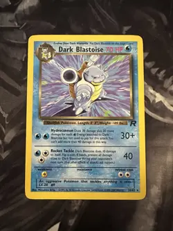 Pokemon TCG Dark Blastoise 20/82 Team Rocket Non-Holo Unlimited - Image 1